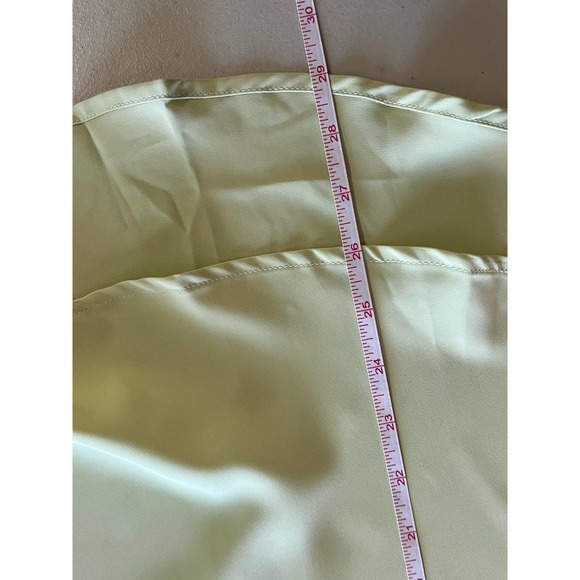 New Women's Lace Sleeve Spit Neck Blouse Size L Light Green - Picture 7 of 7